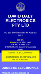 Mobile Screenshot of daviddalyelectronics.com.au