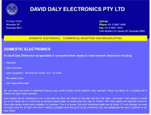 Tablet Screenshot of daviddalyelectronics.com.au